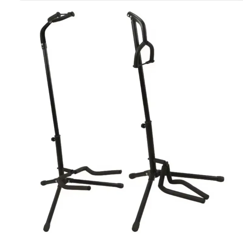 Folding Vertical Floor Stand Adjustable Height, Universal Holder for Guitar, Electric Bass, Viola, Banjo