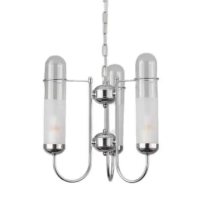 Simple master bedroom lamp retro warm bedroom lamp Bauhaus lamp dining room chandelier