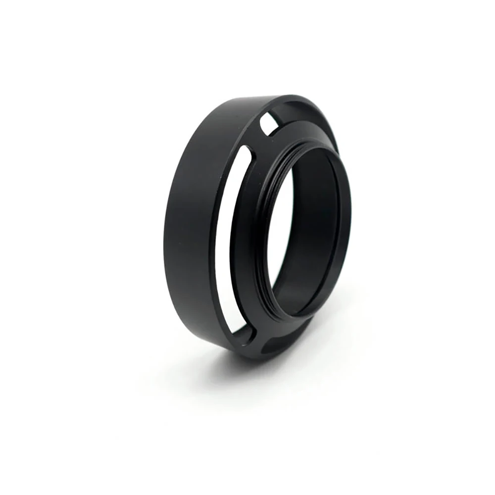 Camera Metal Lens Hood Vented Wide-angle 43mm Screw-in Lente Protect For Fuji XF 35mm/23mm f/2 R WR Lens Hood