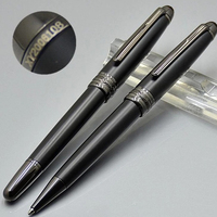 Limited Edition Msk-163 Ultra Matte Black MB Rollerball Unique Design Gel Ballpoint Fountain Pens Office School Serial Number
