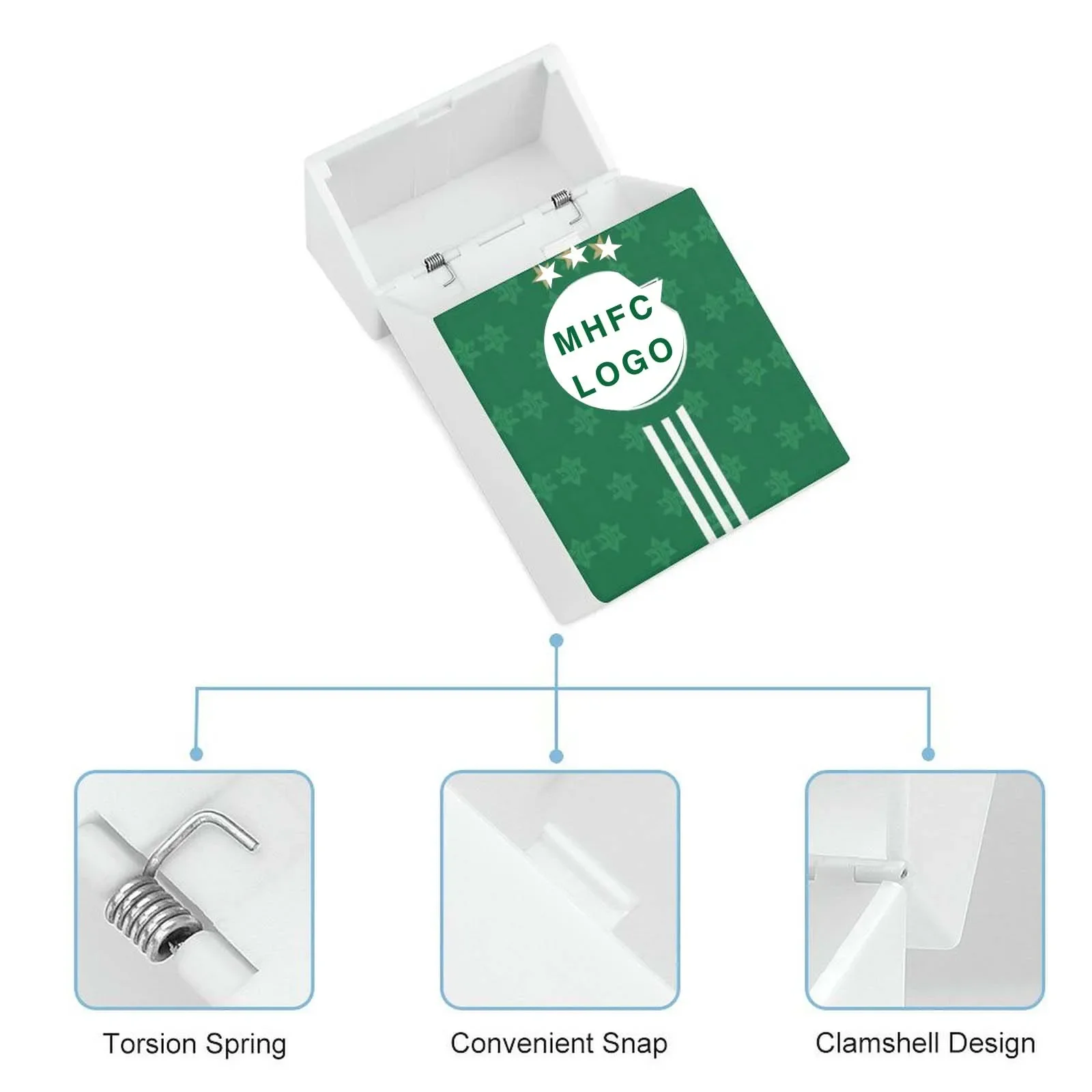 Israel F.C MHFC Champion Ultra-thin fashionable cigarette box, ultra-thin plastic box, cigarette accessories