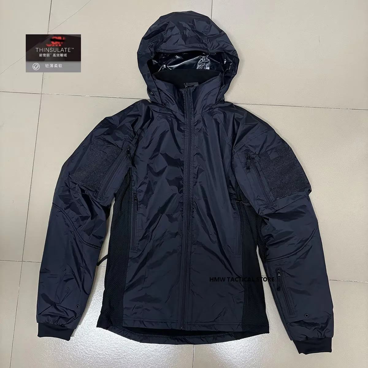 NEUE UF Softshell-Jacke mit Thinsulate-Isolierung ™   Hocheffiziente Warme Velours-Baumwollkleidung Replika DELTA ACE PLUS G3 SCHWARZ