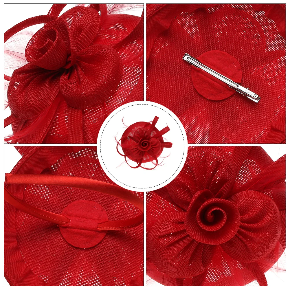 

Elegant Hair Accessories Women Girls Butterfly Headb Hairpin Floral Bow Decoration Party Headdress Christmas Wedding Travel