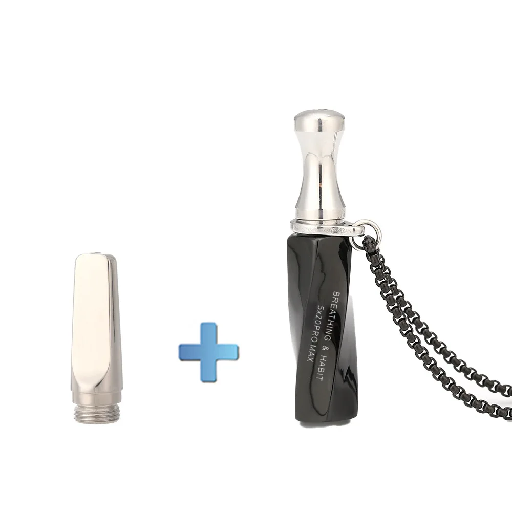 

Wave Resistance Breathing Apparatus Necklace Essential Oil Replacement Cotton Core Yoga Meditation Aromatherapy Stress Reduction