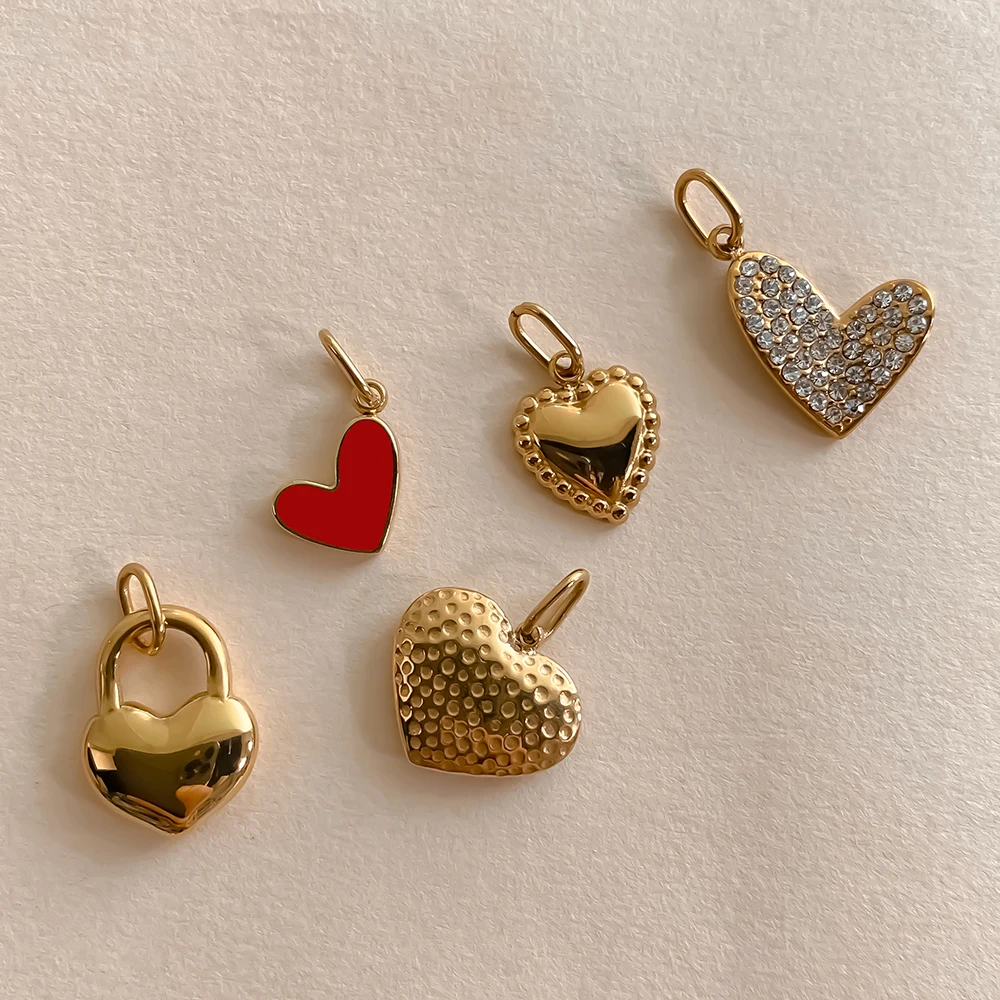 Bohemian Heart Charm for DIY Jewellery Making