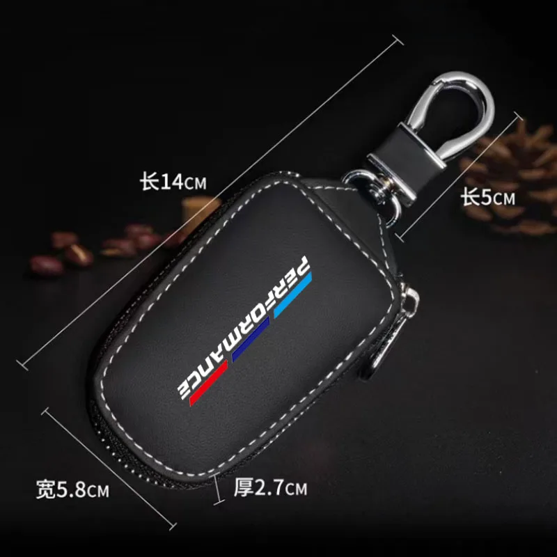 

Car Key Storage Bag Leather Wallet Coin Purse for BMW M E46 E36 E34 F10 E90 F30 E60 F30 E53 E30 E92 E87 Auto Accessories