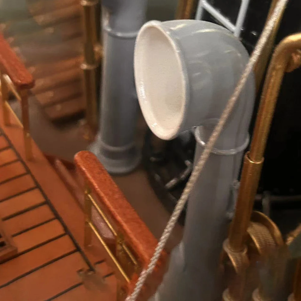 Model Ship Ventilation Duct Upgrade Accessories 3D Resin Printed Parts Scene Hobby Production DIY Display Tools