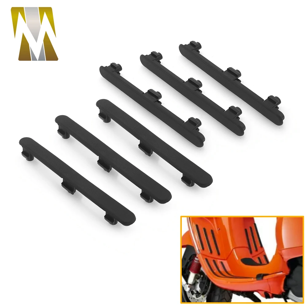

Motorcycle For Vespa S150 2023 2024 Footboard Rubber Strips Pedal Decoration Strip Accessories