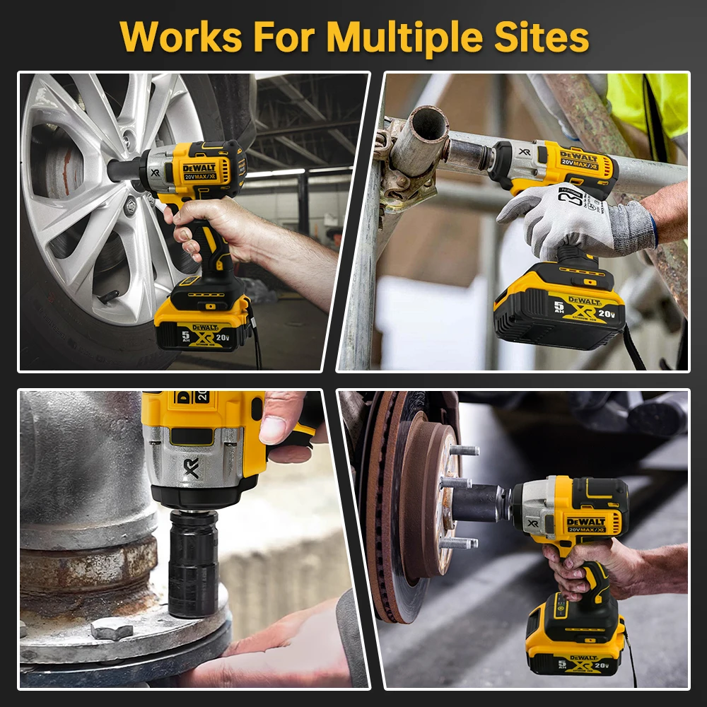Dewalt DCF880 Compact Electric Wrench Cordless Impact Wrench 203N.M High Torque Rechargeable Power Tools  For 20V Dewalt Battery image 5