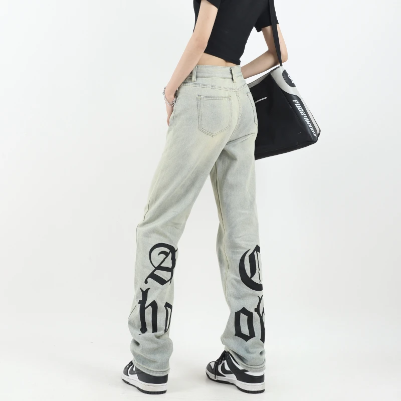 

Girls Fashion Boyfriend Baggy Slouchy Jeans for Women High Waist Jeans Woman Hot Sale Lady Slouchy Streetwear Y2k Denim Pants 2