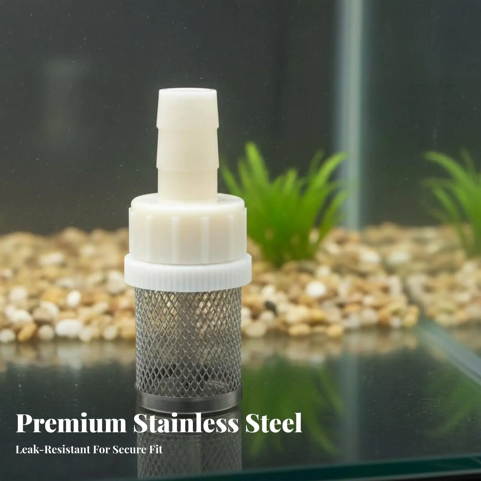 Watering Strainer Stainless Steel Mesh Intake Hose Connector Filter Net for Pump Protection and Fish Pond Systems