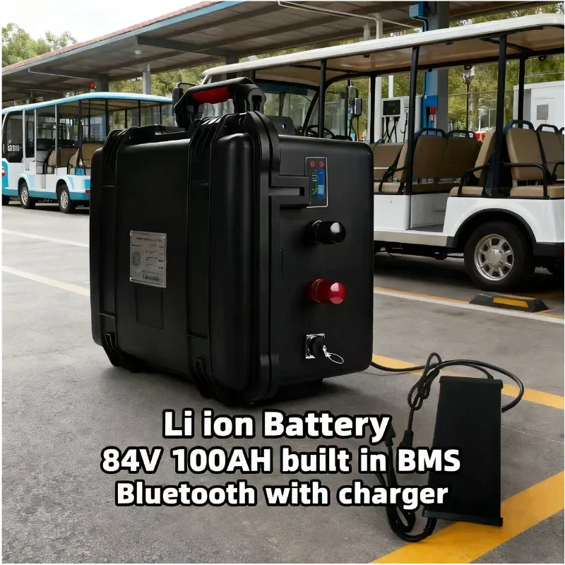 

Литий-ионная система управления аккумулятором 84 В, 100 Ач, электрический источник питания BMS, 8400 Вт, Sicile EV, совместимая с автомобилем