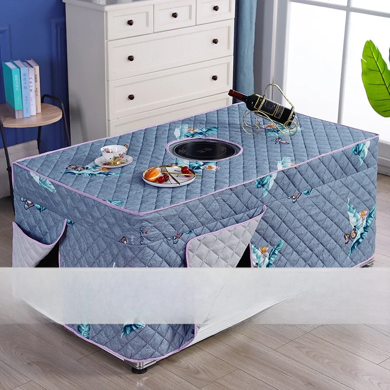 

Новая утолщенная прямоугольная скатерть для чайного столика, чехол для очага, чехол для печи, рукавицы для духовки, домашний декор, ткань, пылезащитный чехол