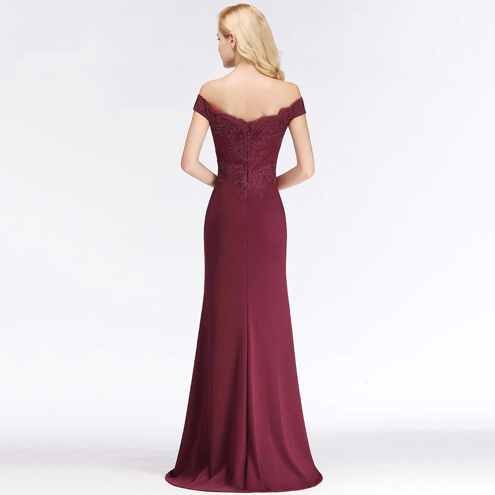 Green Satin Mermaid Christmas Dress Luxurious Prom Gown Off Shoulder Prom Dresses Evening Party Dresses Cocktail Robe De Soiree