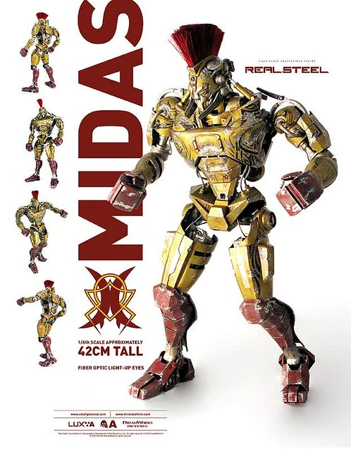 ThreeA 3A 1/6 SCALE《Real Steel 》MIDAS COLLECTIBLE FIGURE 42CM - AliExpress