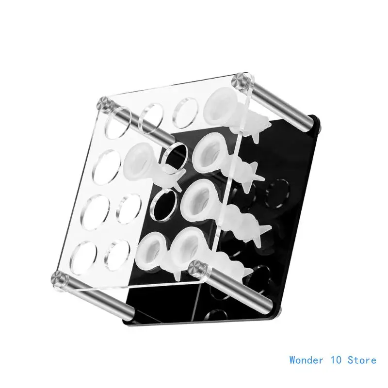 Support rangement pièces d'échecs, présentoir en acrylique pour moules en Silicone, kits jeu