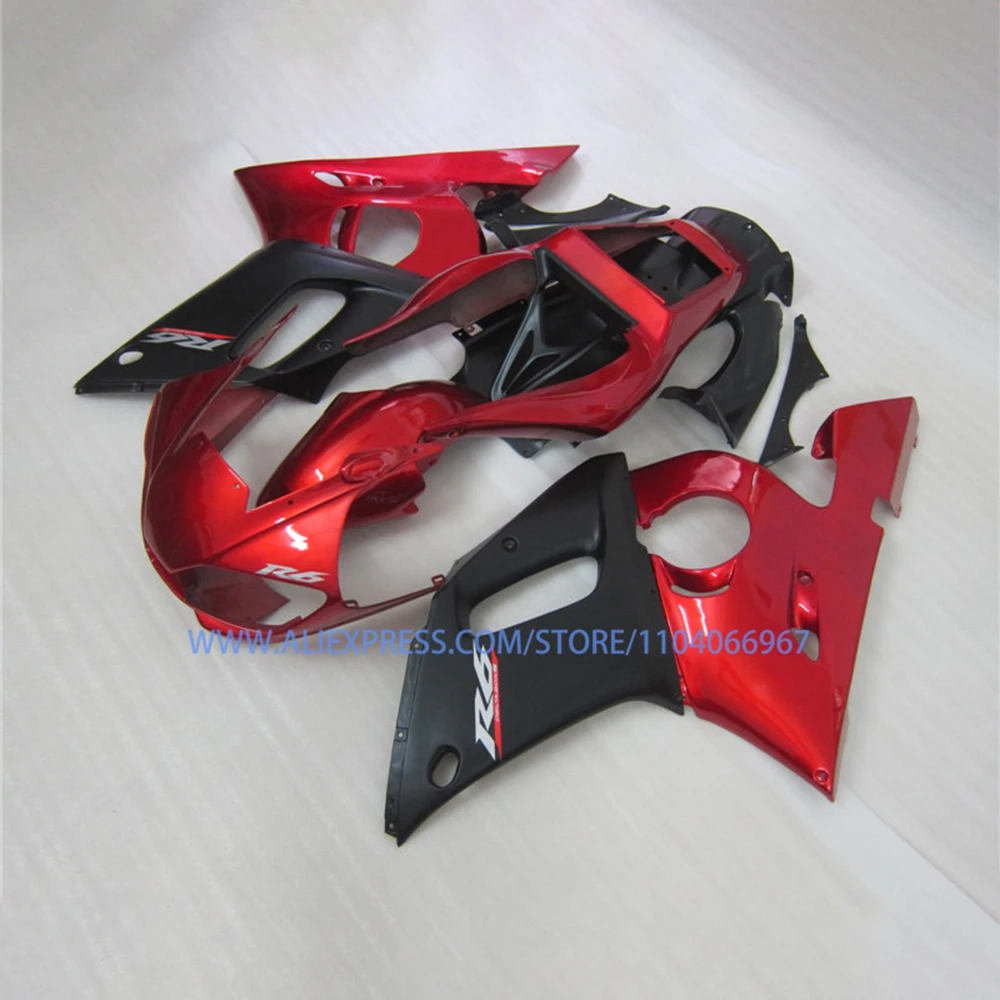 For YAMAHA YZF R6 1998 1999 2000 2001 2002 Injection Fairing Kit YZFR6 98 99 00 01 02 Motorcycle Bodywork Fairings