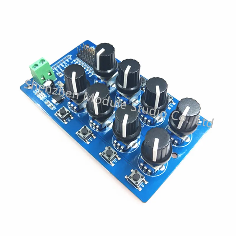 8 Way Channel Servo Controller Module MG995 SG90 Debugging Board Futaba Back Centerer