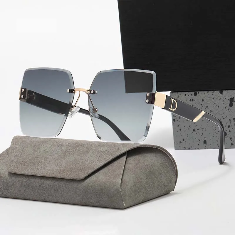 Luksusowe kwadratowe okulary przeciwsłoneczne damskie męskie designerskie okulary przeciwsłoneczne w stylu Vintage damskie męskie modne cieniowane