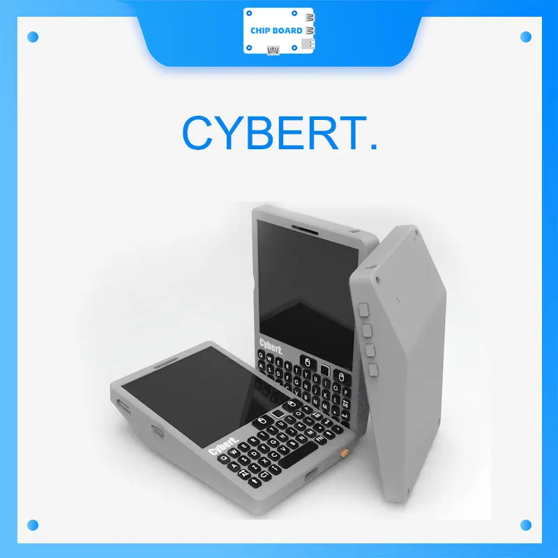 Cybert Handheld Linux Computer - Raspberry Pi Cm4 Based, Kali Linux Ready, Qwerty Keyboard