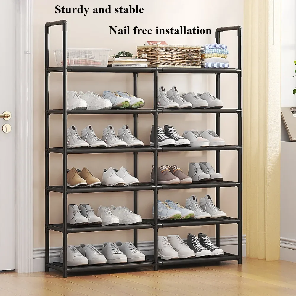 Simple Shoe Rack Multi-Purpose Storage Rack Dormitory Multi Functional Assembly Organizer Cabinets Space Saving Modern Furniture