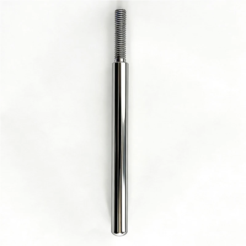 5 Axis Precision  CNC Metal Milling Machining Parts Custom CNC Turned Mirror Polished Chrome Single Thread Linear Guide Shaft