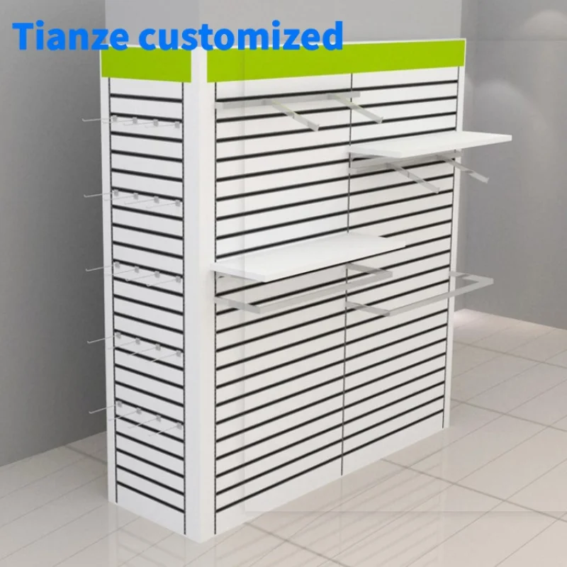 [Customized]Wall mounted display clothing retail store shelf