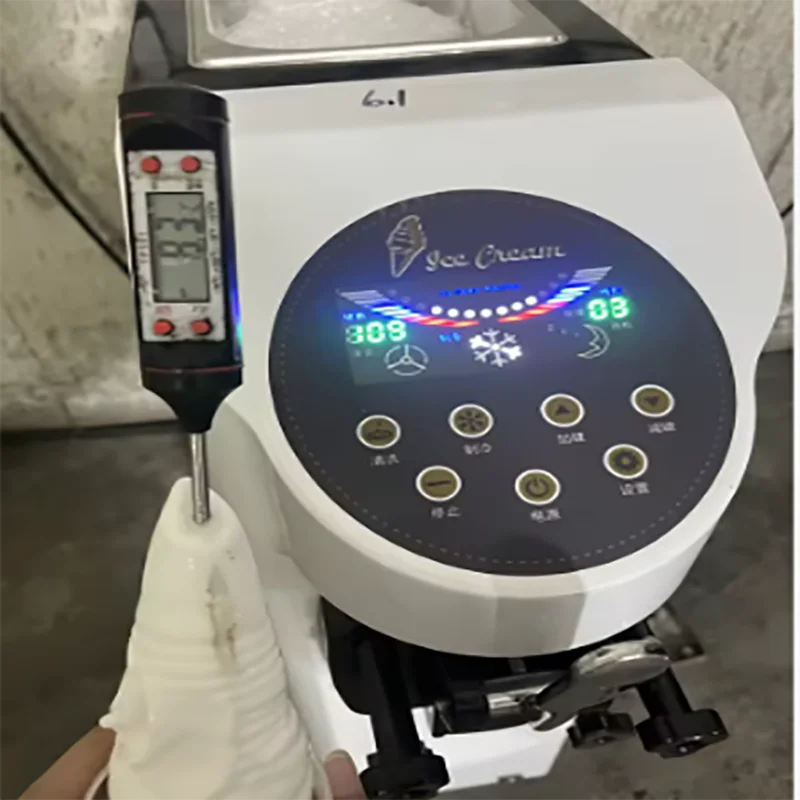 

Настольная портативная машина для мягкого мороженого 220В, мини-мороженица для дома, аппарат для приготовления домашнего мягкого мороженого по выгодной цене