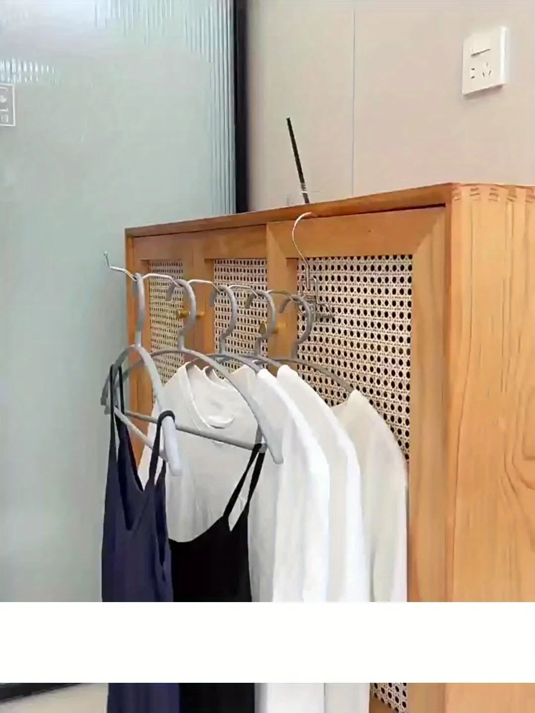 Portable Clothes Drying Rack Foldable Clothes Hanger Travel Hotel Wardrobe Drawer Door Mounted Punch-Free Cloth Drying Rack