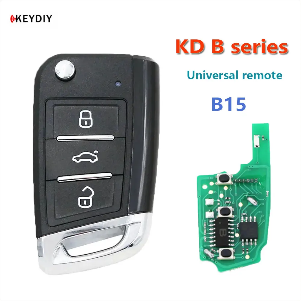 

KEYDIY KD B15 Universal Remote Key 3 Buttons for Volkswagen Style Keydiy B Series Car Key for KD900 Kd-x2 KD Mini Key Programmer