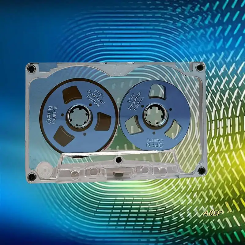 2X55-минутный пустой ленточный диск, двусторонний металлический маленький открытый диск, пустой кассетный диск, D