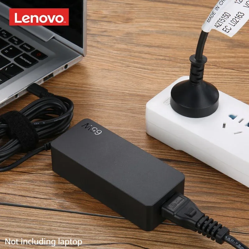 Lenovo Original Laptop Charger Type-C Power Adapter Thinkpad Computer Charger 20V 3.25A 65W USB-C Interface Charger