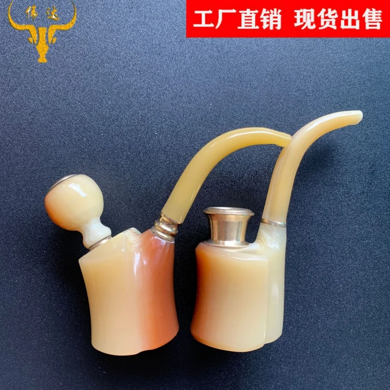 Horn Resin Bucket Big Bucket Imitation Horn Bucket Bag Pot Single Bucket Crafts Horn Comb Factory Processing Wholesale