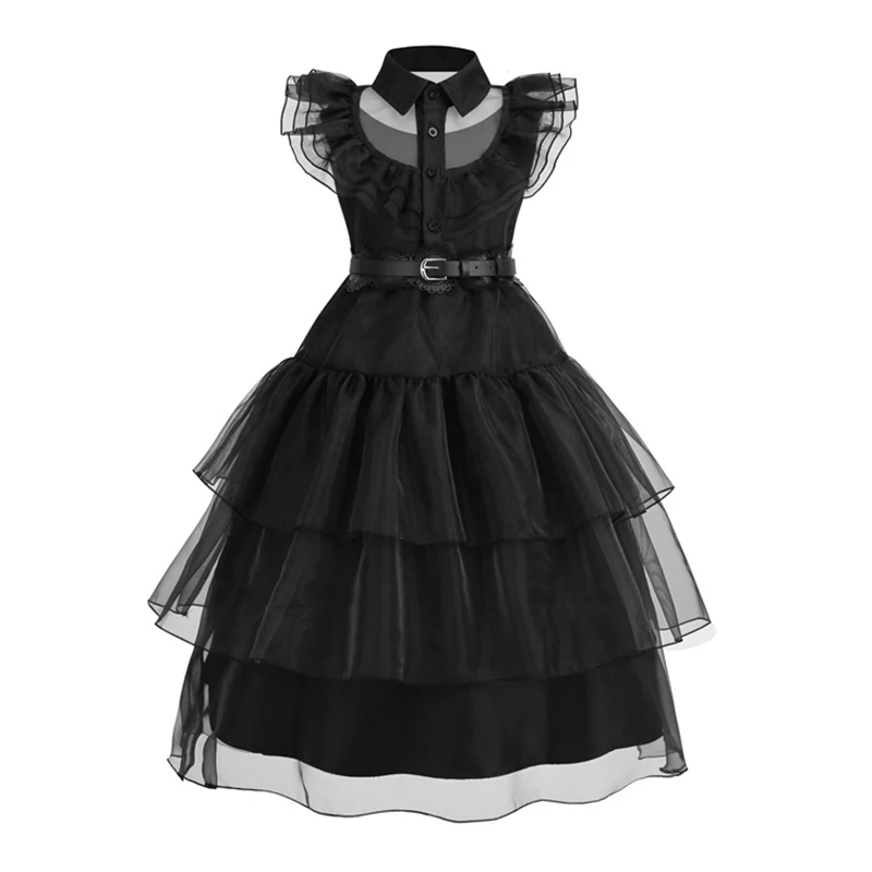 Halloween cosplay costumes anime suit girl dress dark wind party show gift black skirt birthday gift children costume cos