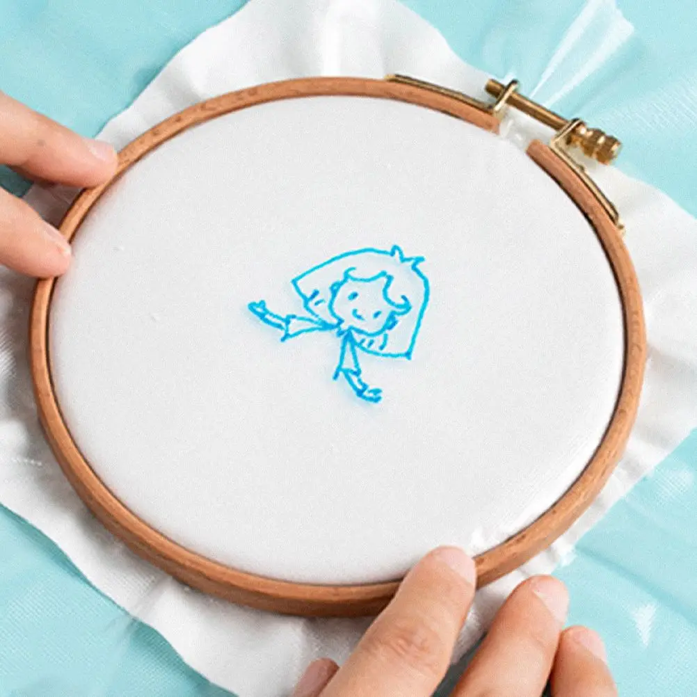

12Pcs Transfer Paper Water Soluble Film 25x25cm Embroidery Stabilizers DIY Supplies Canvas T Shirts Shoes Bags Aprons Caps