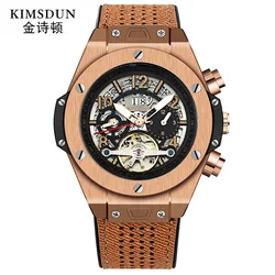 Belt Tourbillon Automatic Mechanical Waterproof Luminous Business Men's Watch