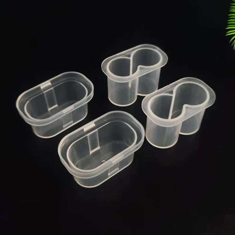 Mini Microtube Storage Box Clear Vial Storage Case Stackable Freezer Tube Box Diabetic Supplies Refill Bottle Pixelated Life