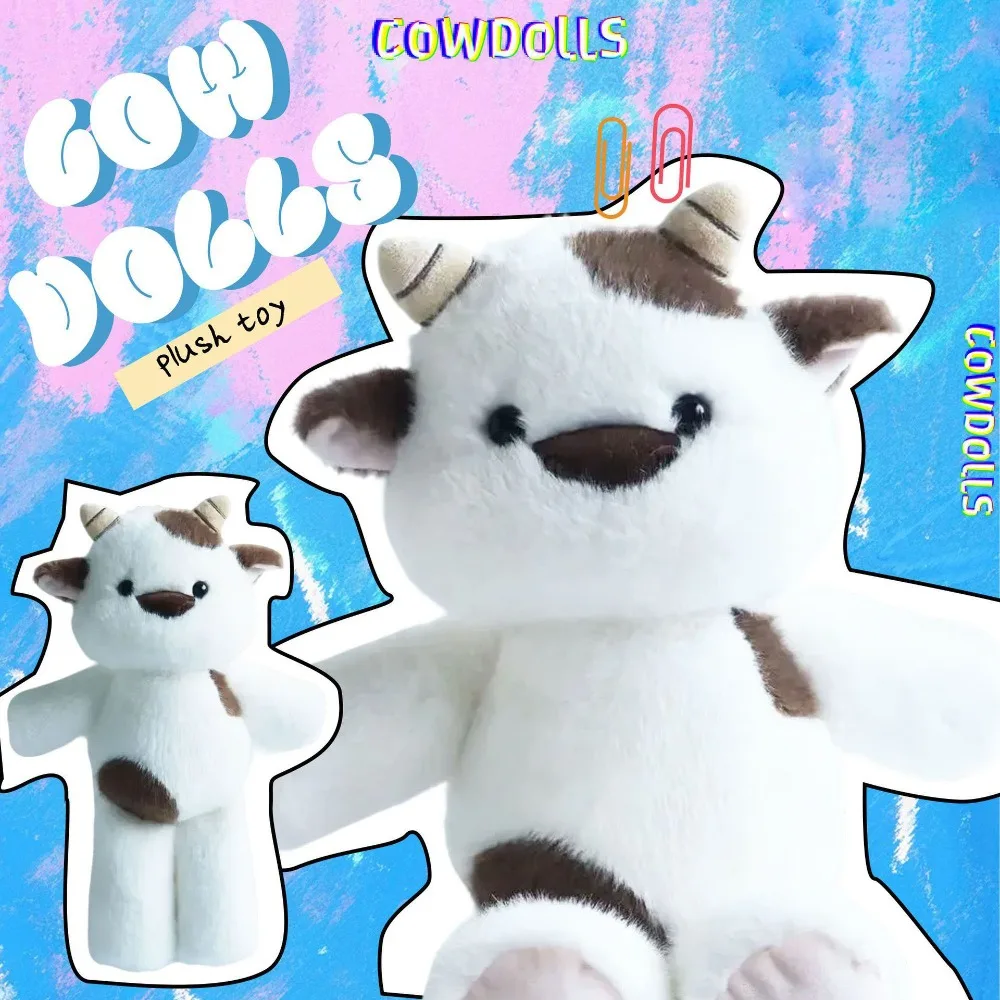 

Креативный подарок, мягкая плюшевая подушка с изображением коровы, эмоциональная поддержка, 15,75 дюйма, плюшевые милые мягкие игрушки