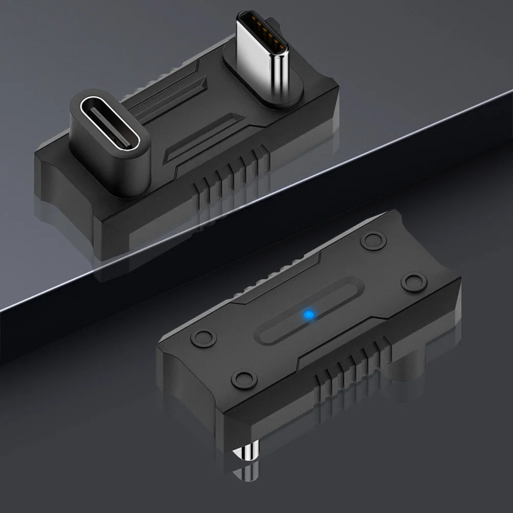 Usb cオス-USB-Cメスアダプター、asus rog ally nsスイッチコンソール用180度U字型、8k @ 60hz