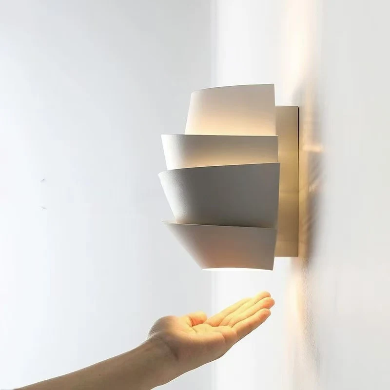 Nordic designer pine cone wall lamp dining room bedroom bedside lamp modern minimalist hallway art decorative lighting fixture