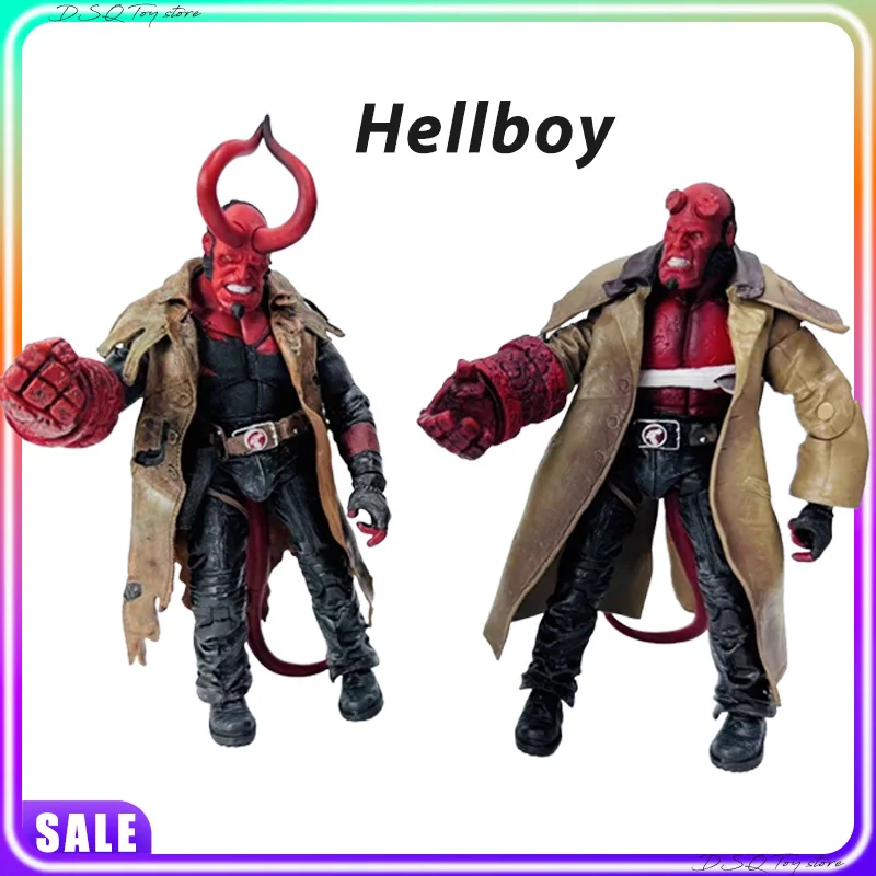 Figura de ação articulada hellboy de 18cm, 7 polegadas, 3 variantes, tamanho coletor, figura de qualidade premium, presentes de feriado favoritos para meninos