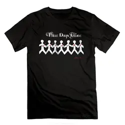 Men Summer T Shirt Three Days Grace Album Fashion Cotton Crew T Shirt Men's Casual T Shirt