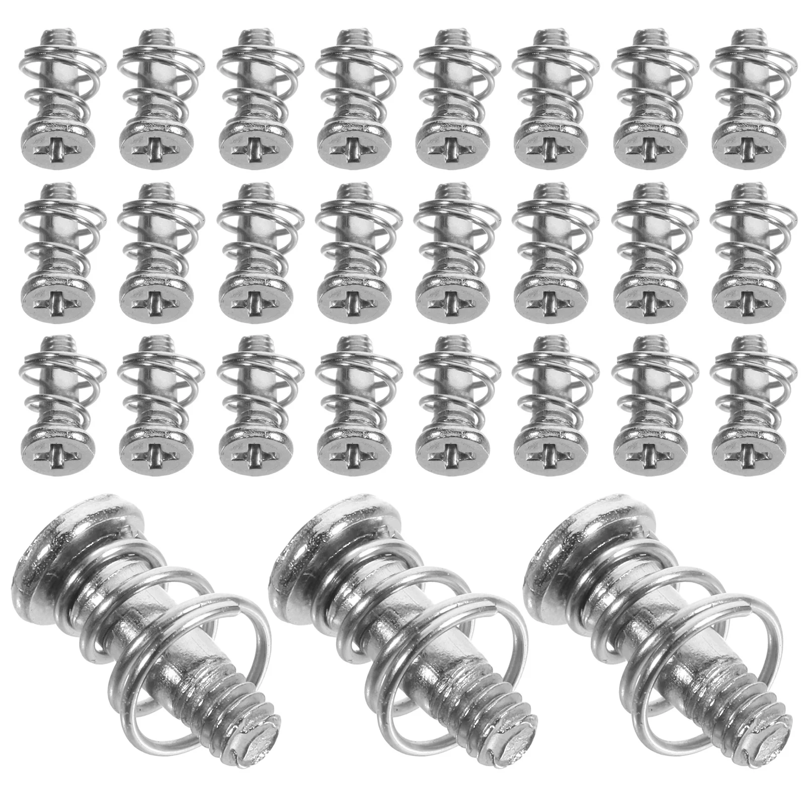 

50Pcs Spring Steel GPU Heatsink Screws Matching Set for Graphics Card Back Plate Replacement Stable Heat Dissipation Computer