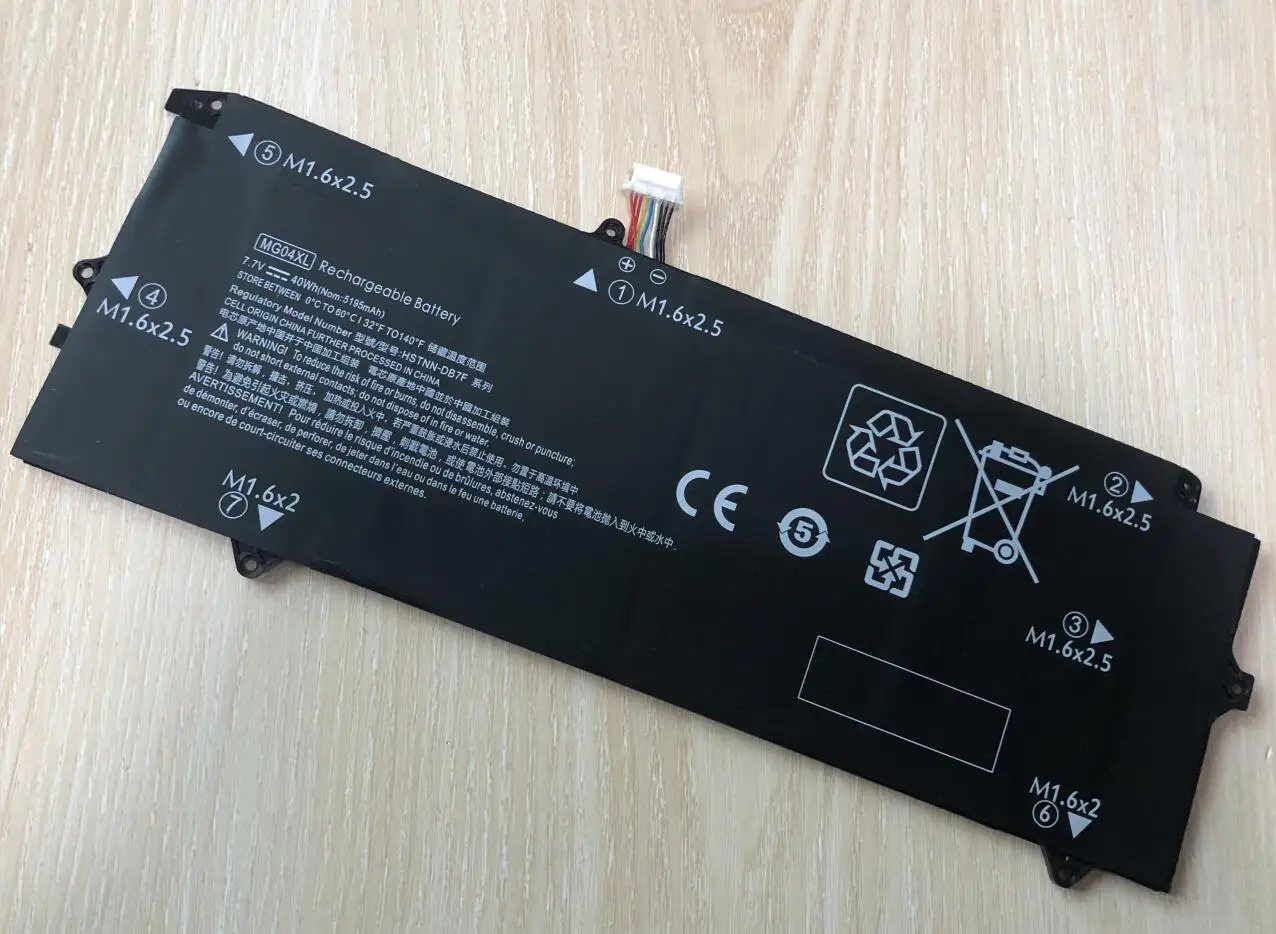 Imagem -05 - Bateria do Portátil para hp Elite x2 1012 Série g1 Mg04 8120602b1 812060-2c1 812205001 812148855 Hstnn-db7f 40wh Mg04xl