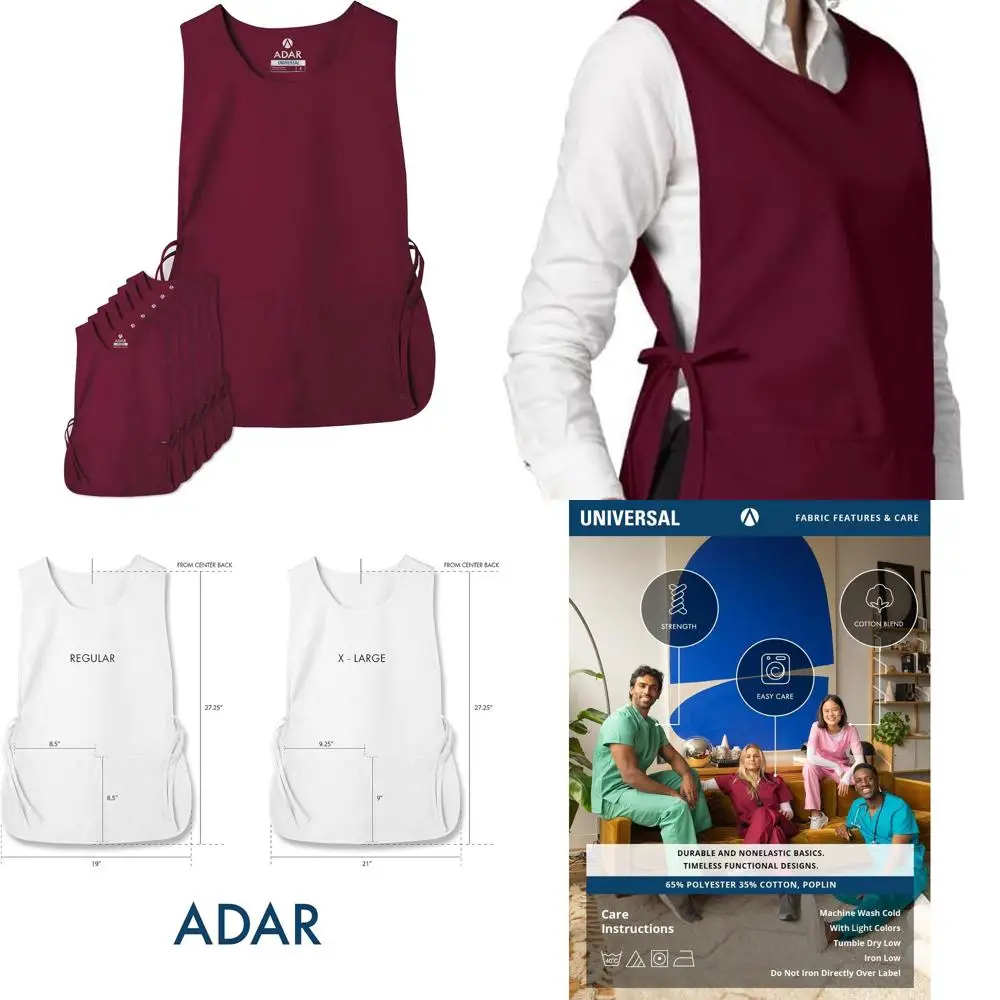 

Unisex 6-Piece Cobbler Apron Set - Universal Utility Apron for All