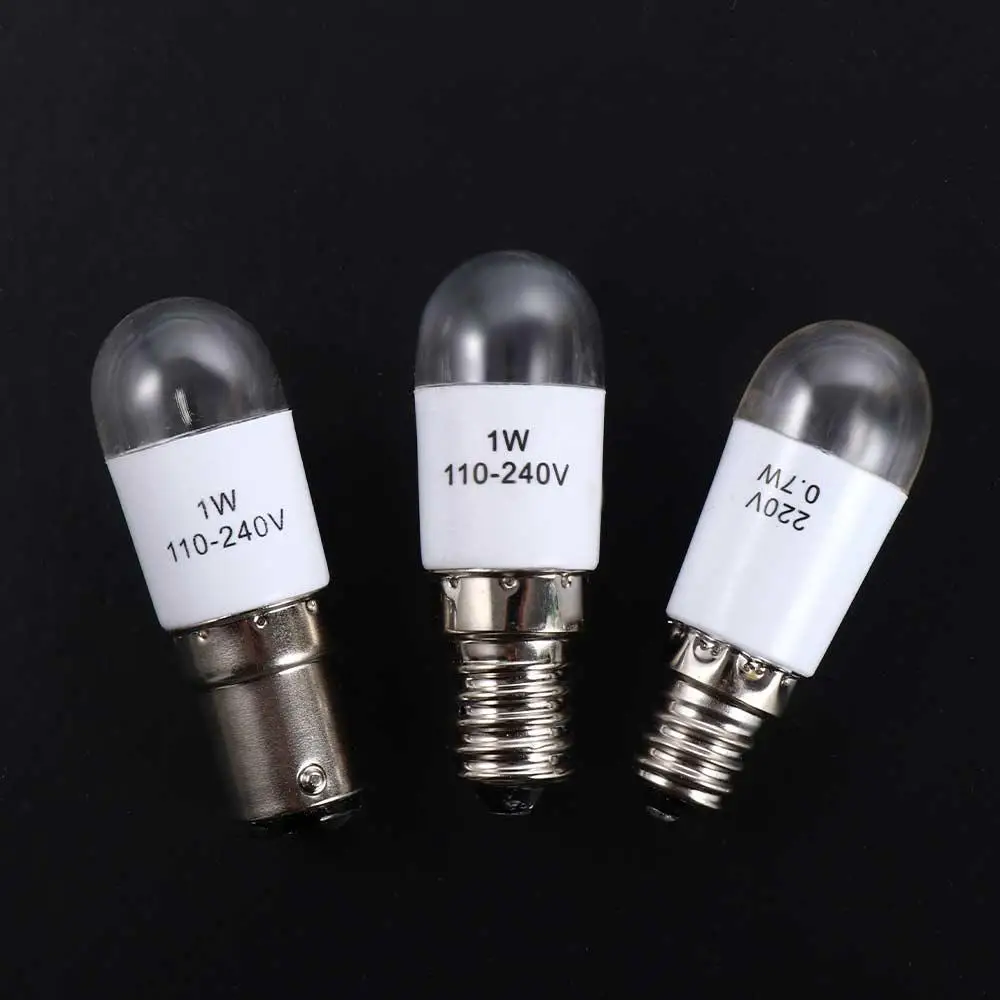 E12 E14 BA15D 0.7W 220V For Sewing Machine Led Universal Screw-In Sewing Lighting Sewing Supplies LED Light Light Bulb