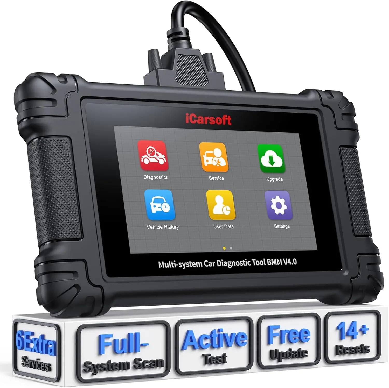 iCarsoft 2025 BMM V4.0 Bidirectional Scan Tool for BMW Mini + 2 Car Brand Vehicles, All System, 29 Resets