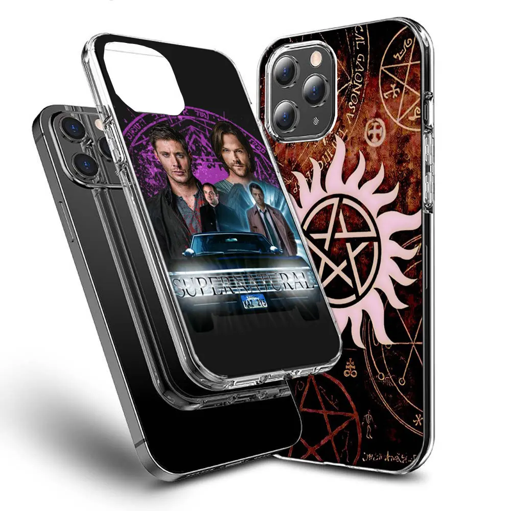 Babaite Supernatural SPN Dean And Sam Phone Case For Apple Iphone 15+ 14 Plus Fundas 16 Pro Max Capa 12 13 Mini Coque 11 Pro Cov