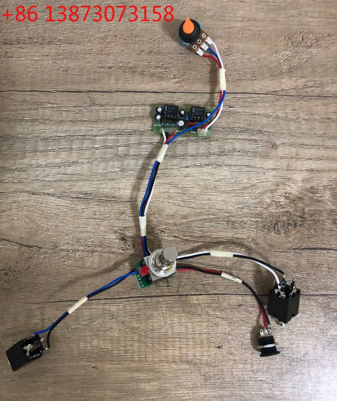 Circuito de efecto de distorsión de bloque único para guitarra eléctrica DIY, copia Acapulco Gold