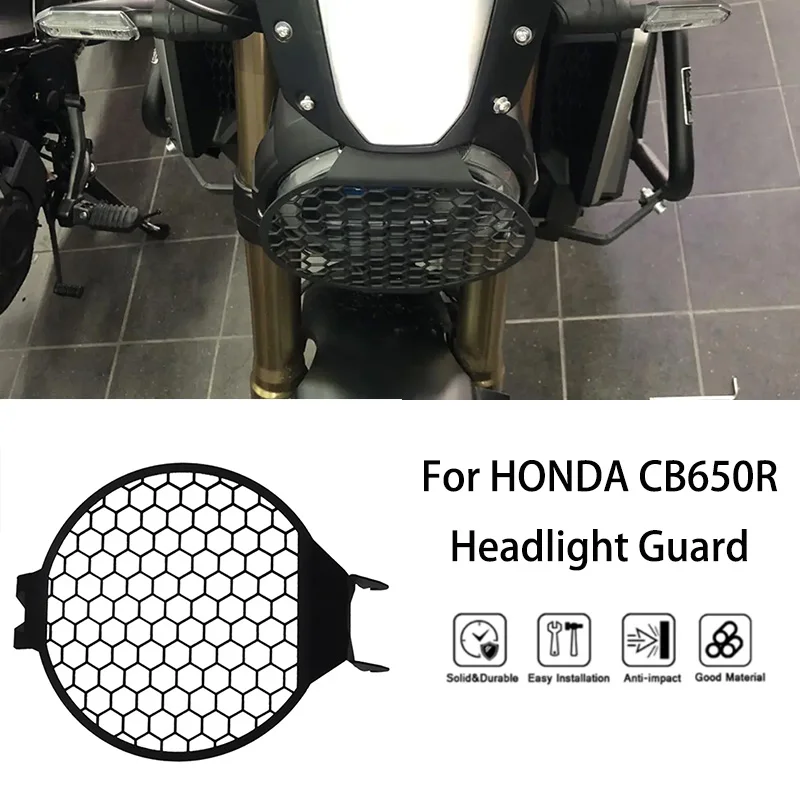 MTKRACING for HONDA CB650R 2019-2023 Headlamp Grille Protection Cover Protective Grill